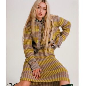 Guest in Residence Domino Cashmere midi skirt